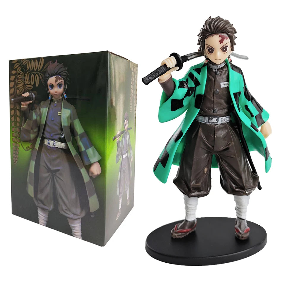 Demon Slayer Kimetsu no Yaiba PVC Action Figure Set – Tanjirou, Zenitsu & Nezuko