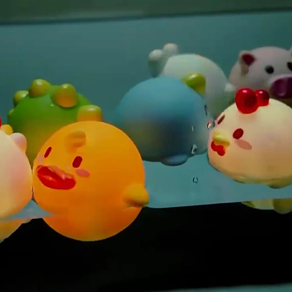 LED Light-Up Luminous Animal Bath Toy (1Pc)