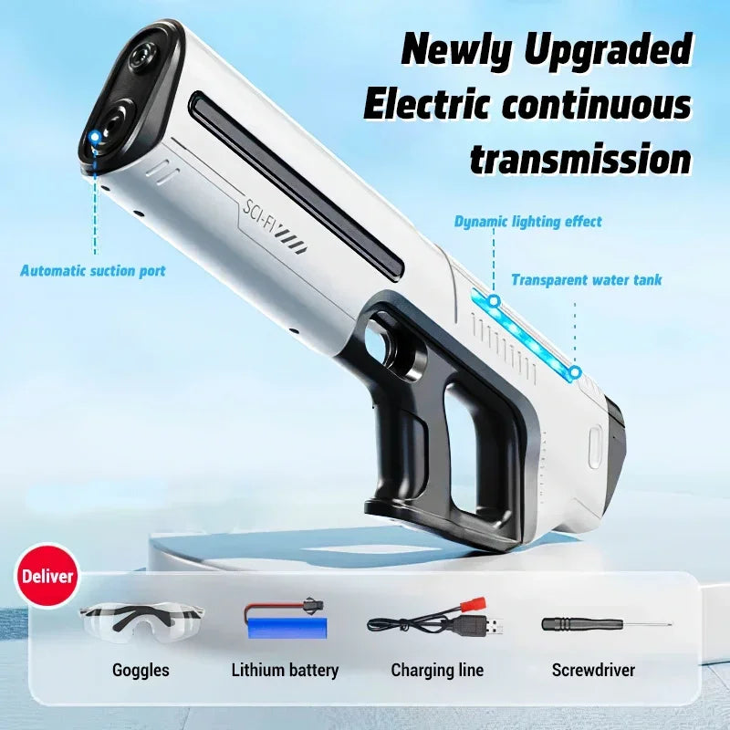 Electric Water Blaster Toy with Storage Tank