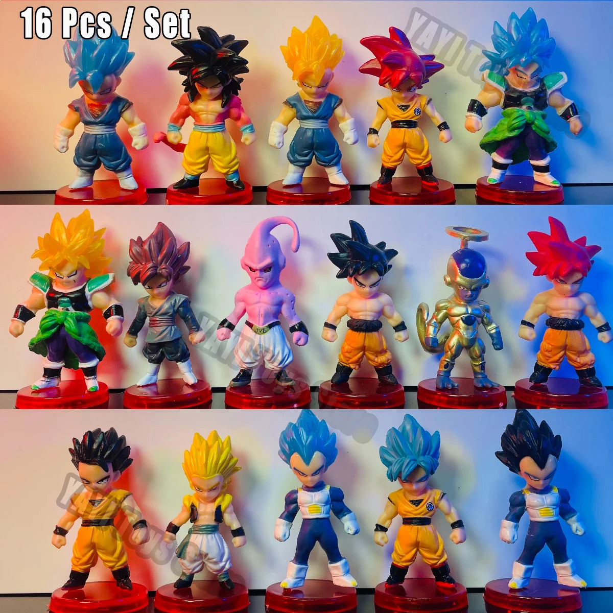 Dragon Ball Z Super Saiyan Action Figure Set – Goku, Vegeta & Friends