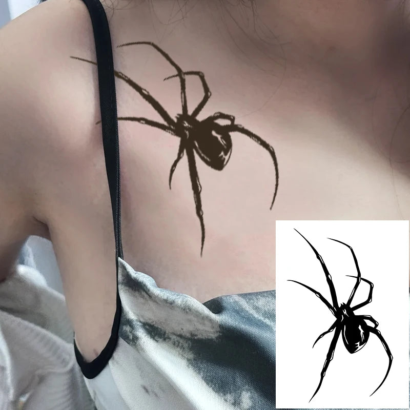 Spider Temporary Tattoo Sticker (1Pc)