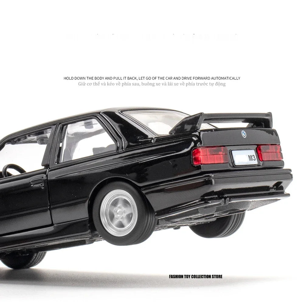 1:36 M3 1987 Diecast Alloy Car – Pull Back Sports Car Model Toy