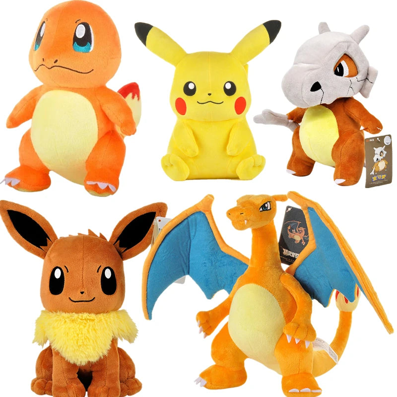 Pokémon Plush Dolls – Pikachu, Bulbasaur, Jigglypuff, Lapras, Eevee & More