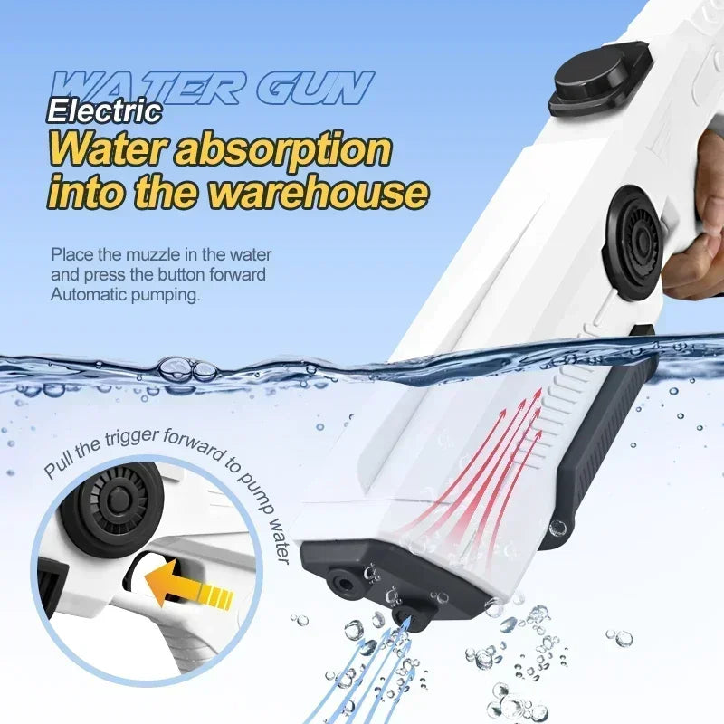 Electric Water Blaster Toy with Storage Tank