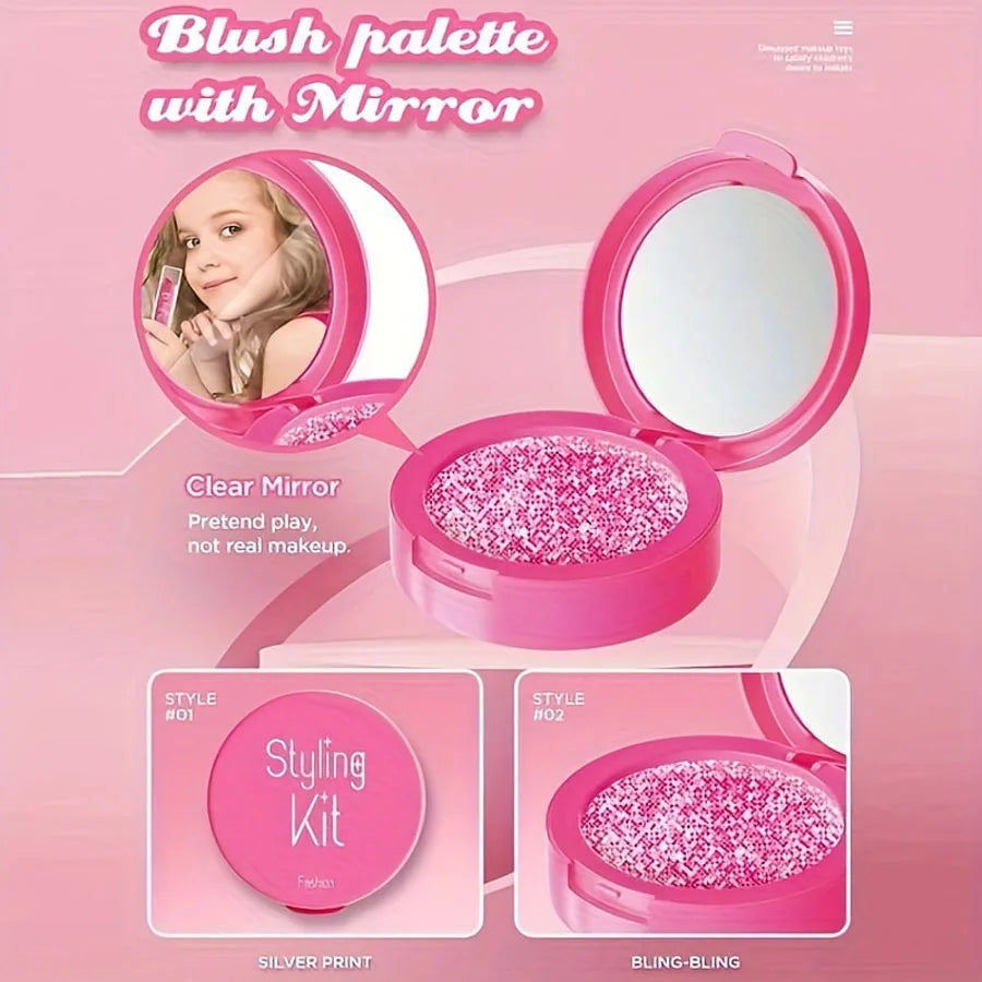 Children's Makeup Toy Set – 10-Piece Simulated Beauty Makeup Box (Non-Toxic & Safe)