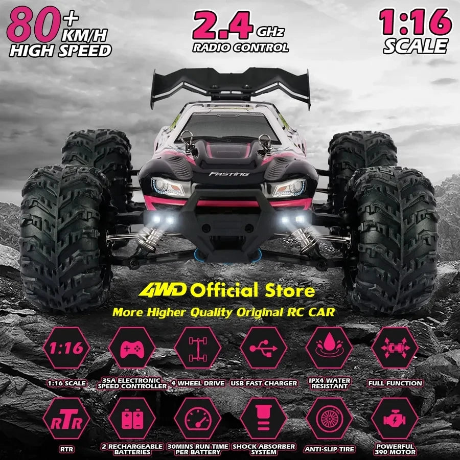 4WD High-Speed RC Buggy Truck – Off-Road 4x4 Drift Racer