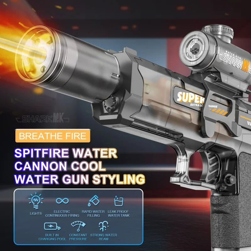 Electric Water Blaster with Light Effects