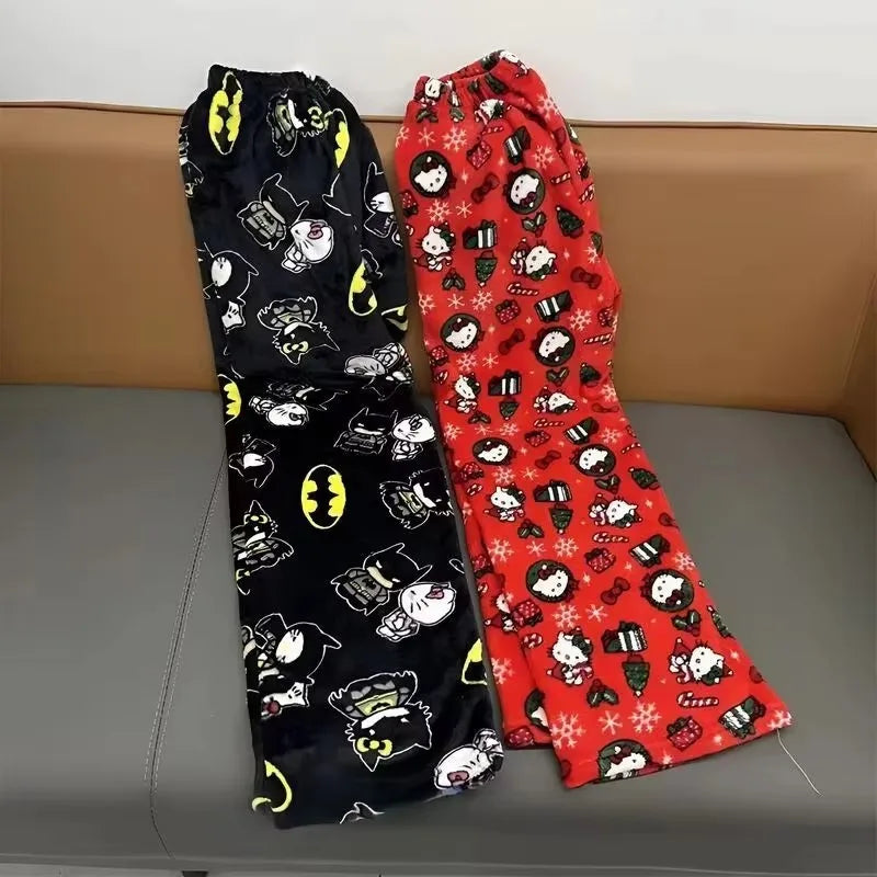Hello Kitty Y2K Flannel Pajama Pants