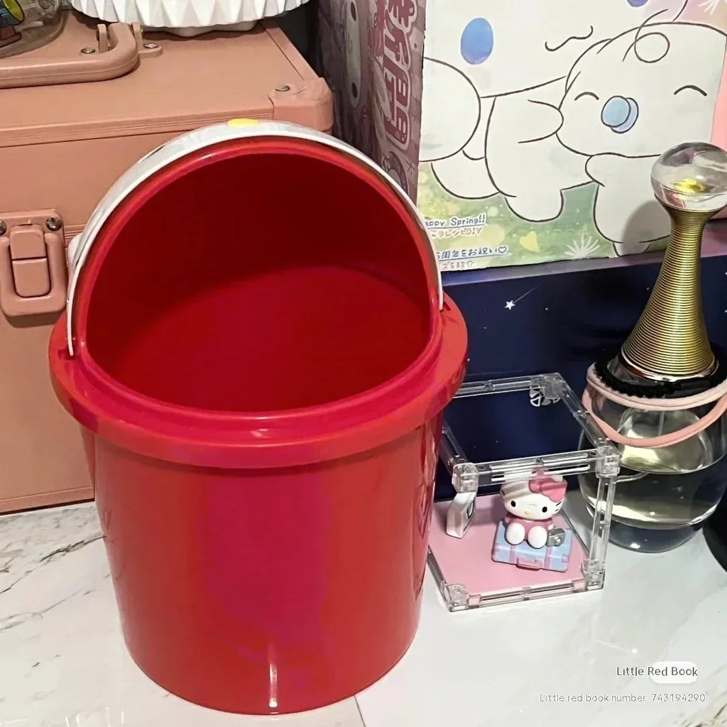 Cute Hello Kitty Trash Bin