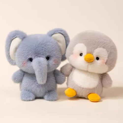 16cm Plush Companion Doll – Capybara & Elephant Soft Stuffed Animal Pillow