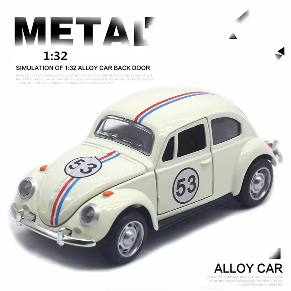 1:32 Vintage Die-Cast Racing Car – Classic Pull-Back Toy for Kids & Collectors