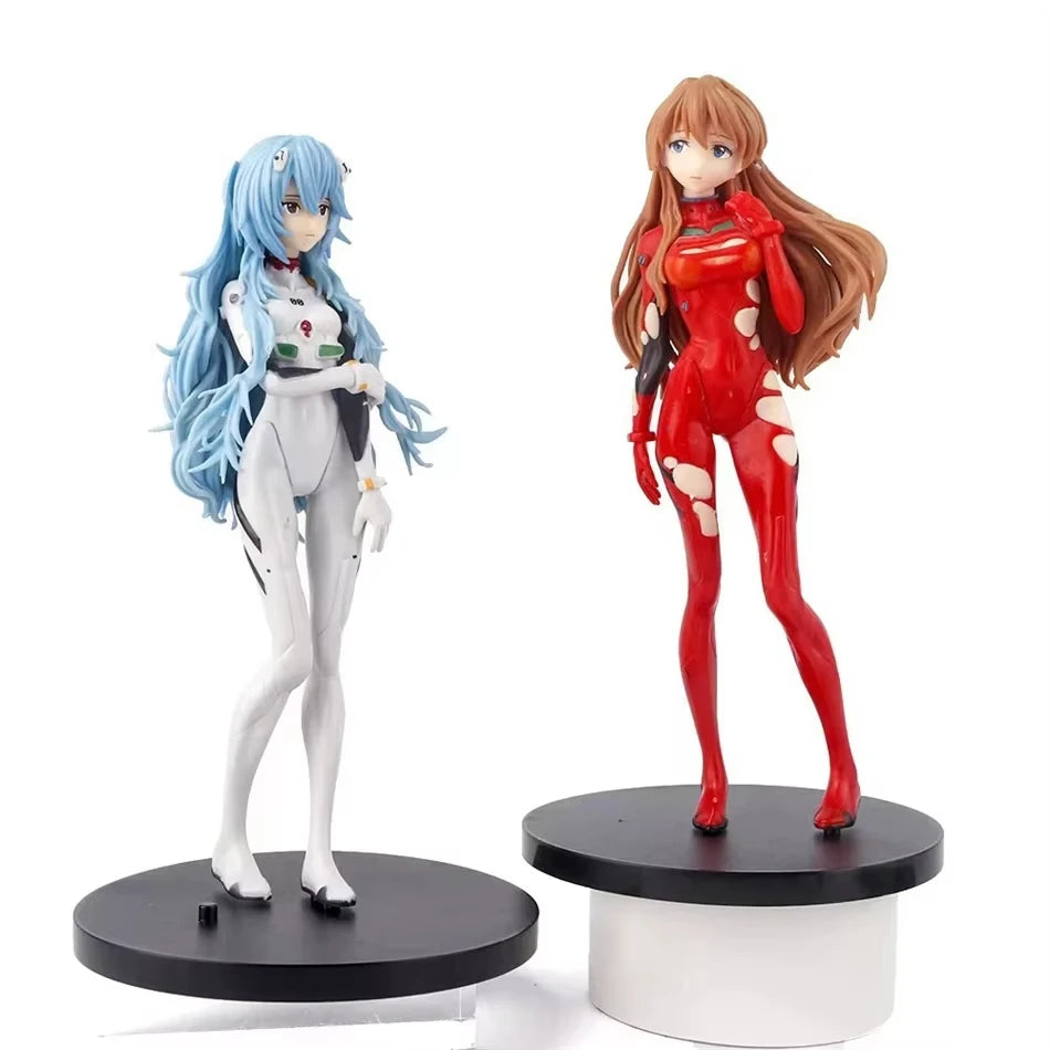 Genesis Evangelion Anime Figure – EVA Ayanami Rei & Asuka Desktop Ornament