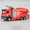 1:32 Fire Truck Model – Water Spray Ladder Truck with Sound & Light