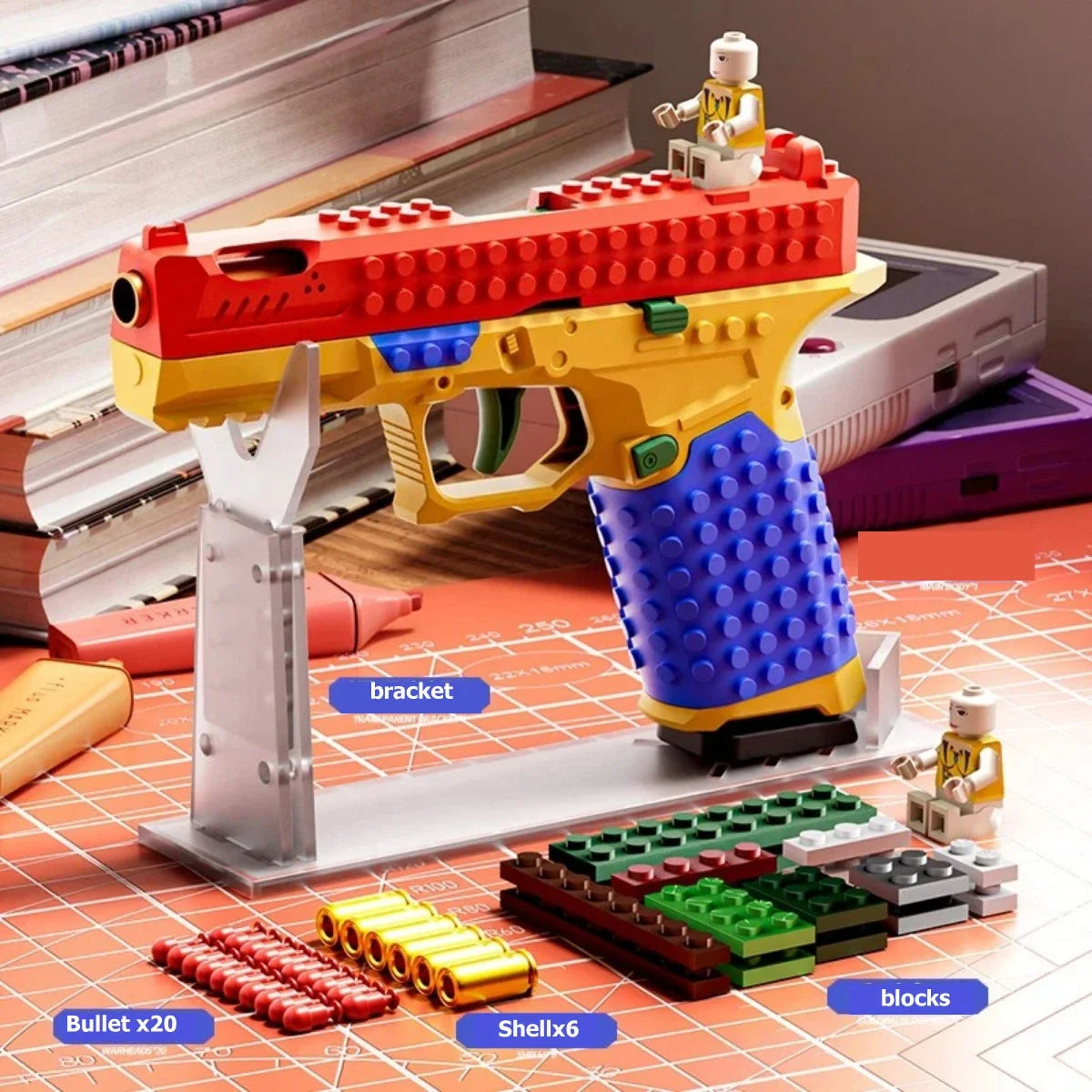 Hanging Block Toy Blaster – Shell Ejecting Action Fun
