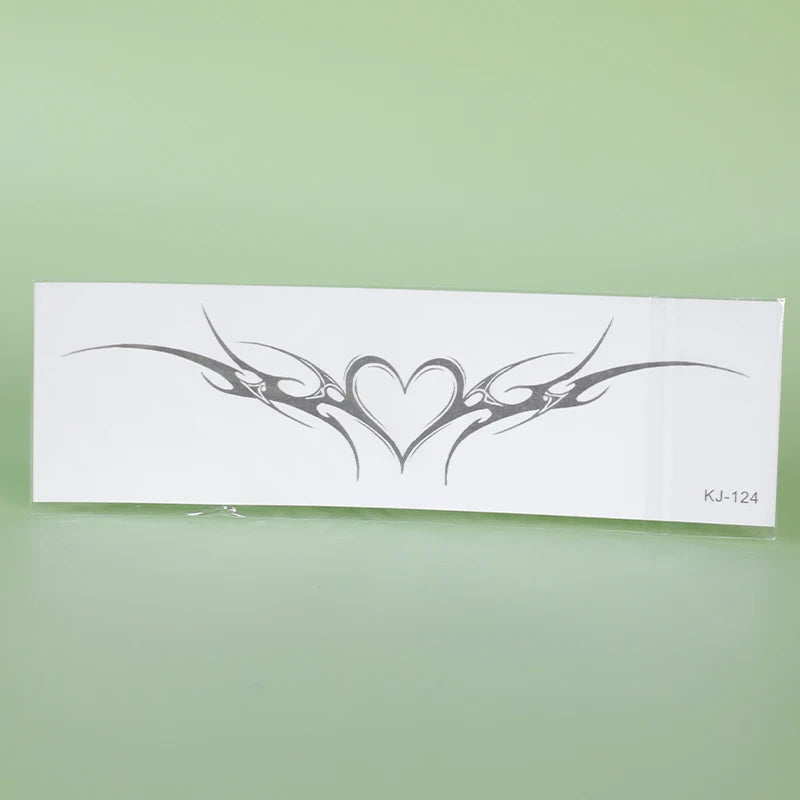 Heart Succubus Temporary Tattoo Sticker (1Pc)