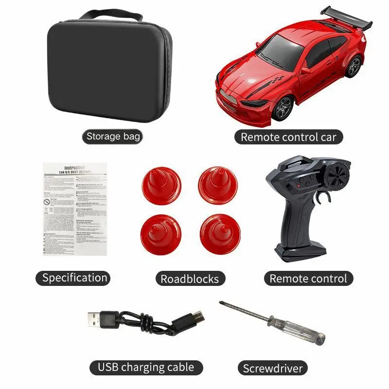 2026 KF20 1:64 Drift RC Car – Mini Four-Wheel Remote-Controlled Racing Car