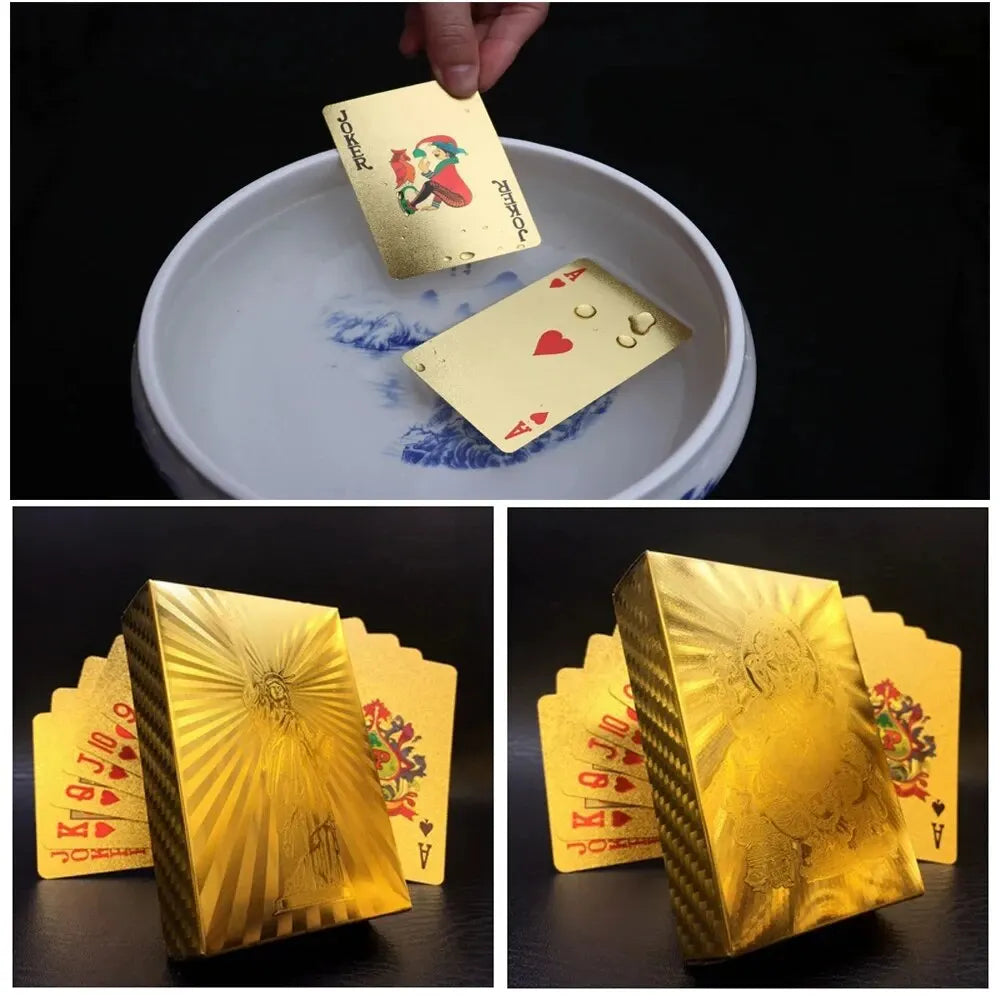 24K Gold Playing Cards