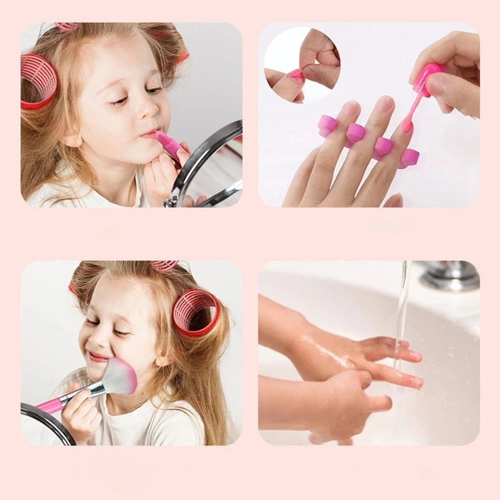 Children Makeup Cosmetics Pretend Playing Box – Princess Make Up Girl Toy Play Set