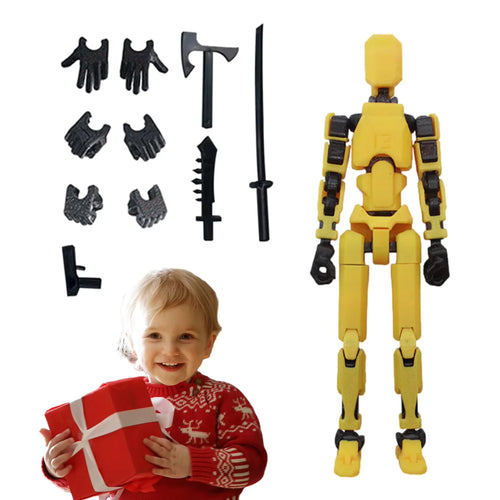 13-Joint Movable Articulated Figure – DIY 3D Action Dummy