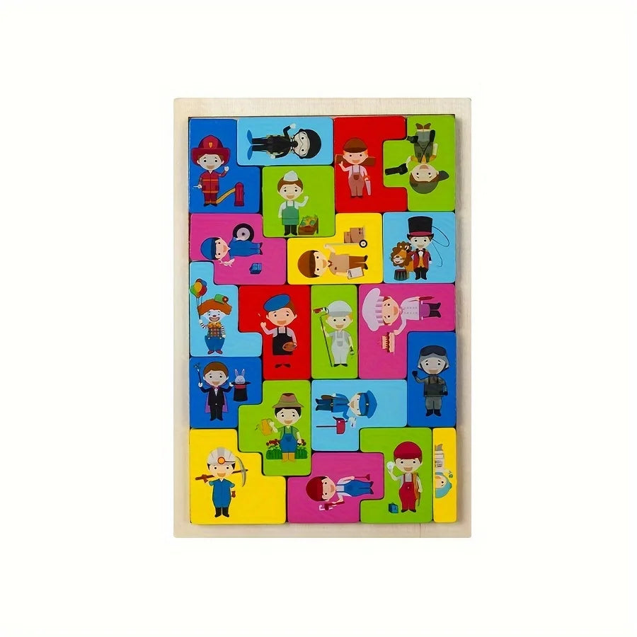 Kids Block Puzzle Set