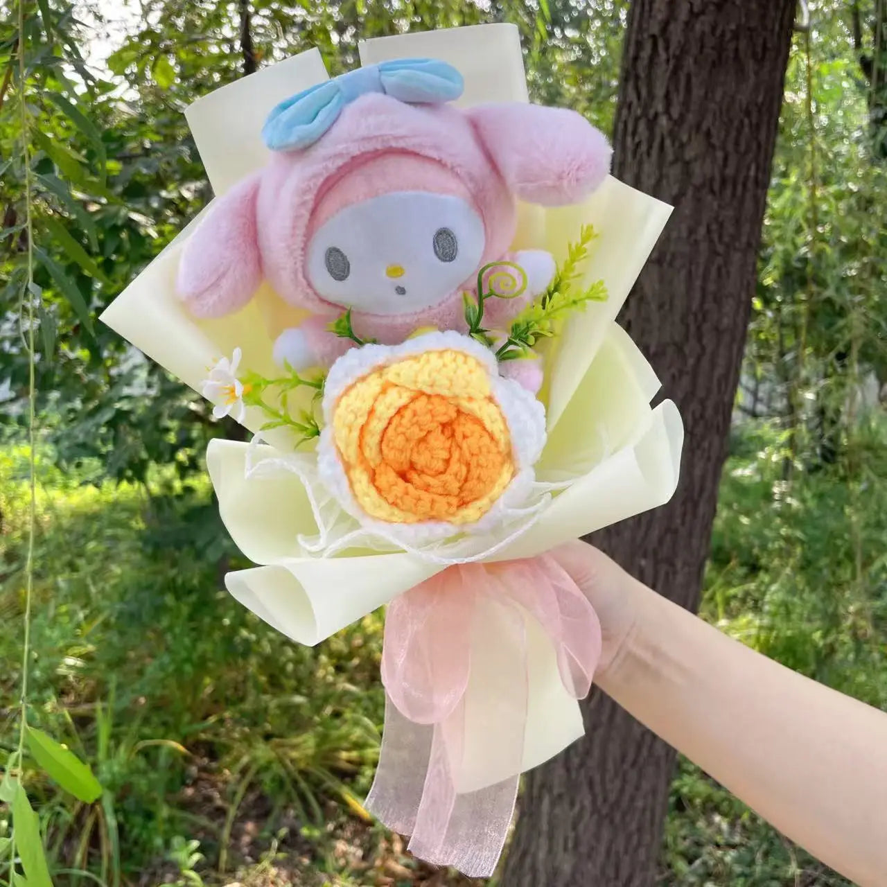 Kawaii Hello Kitty Plush Doll Bouquet – Creative Gift for Any Occasion