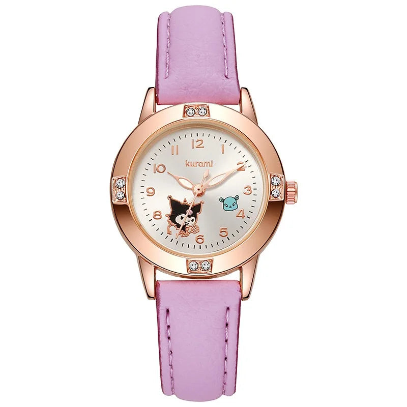 Cute Cartoon Rose Gold Quartz Watch