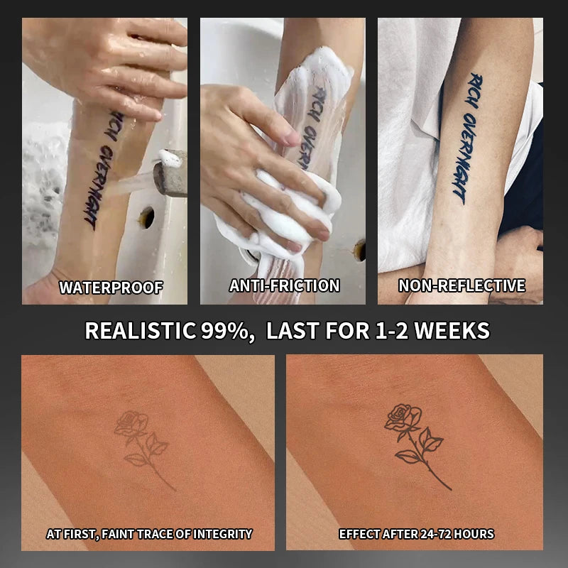 Waterproof Temporary Tattoo Sticker (1Pc)