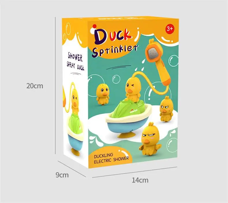 Baby Duck Flower Water Spray Bath Toy (1Pc)