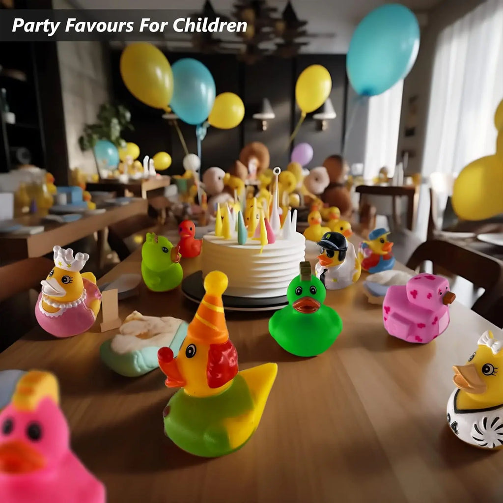 Rubber Duck Bath Toy Assortment (10–100Pc)