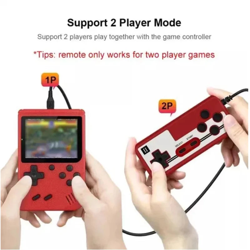 Red Retro Handheld Console