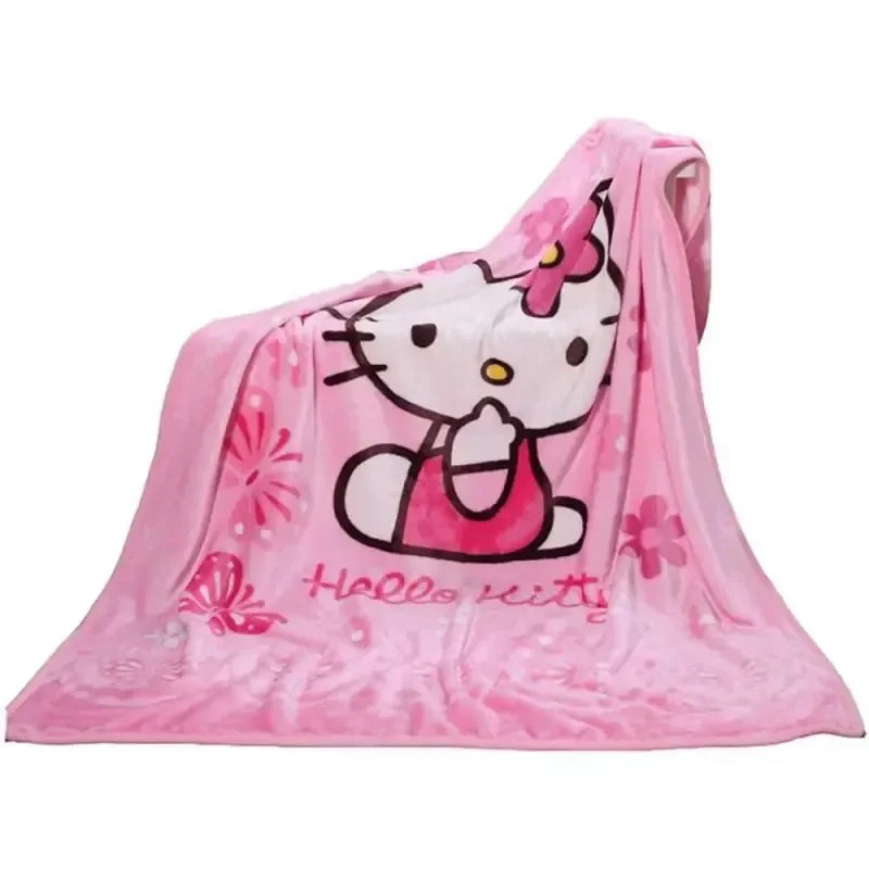 Hello Kitty Plush Flannel Blanket