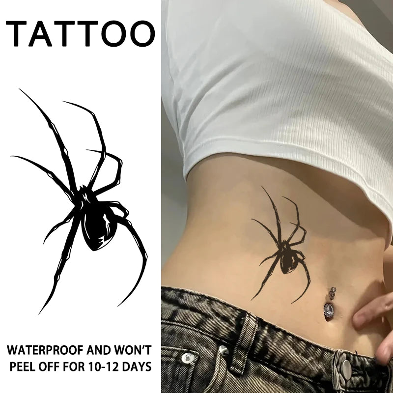 Spider Temporary Tattoo Sticker (1Pc)