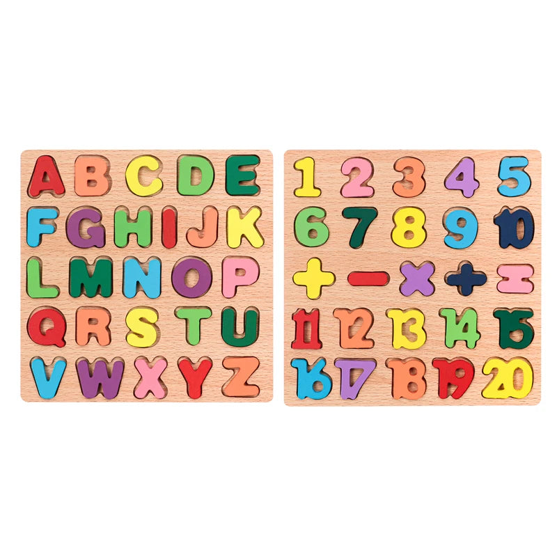 Alphabet & Number Puzzle