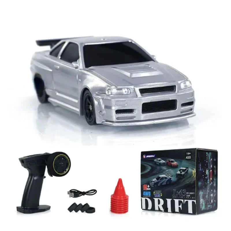 SMODELF 1/43 RC Drift Car – 4WD High-Speed Mini Racing Car