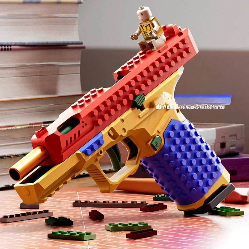 DIY Building Block Toy Blaster Set