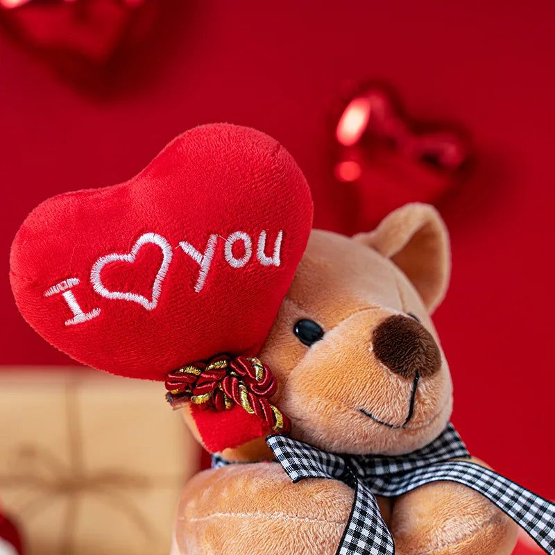 Teddy Bear Holding Heart Plush
