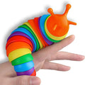 Colorful Slug Stress Toy