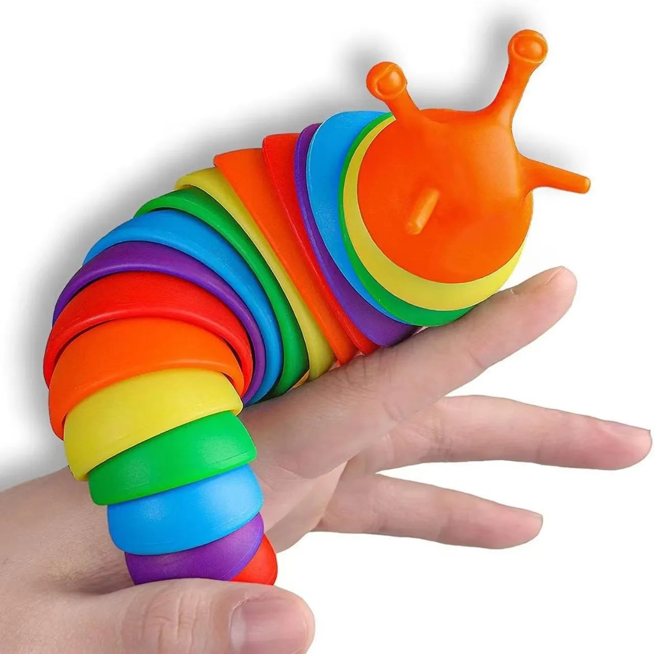 Colorful Slug Stress Toy