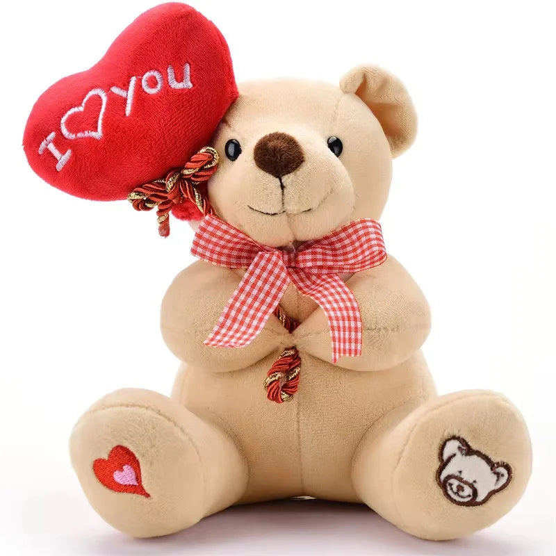 Teddy Bear Holding Heart Plush