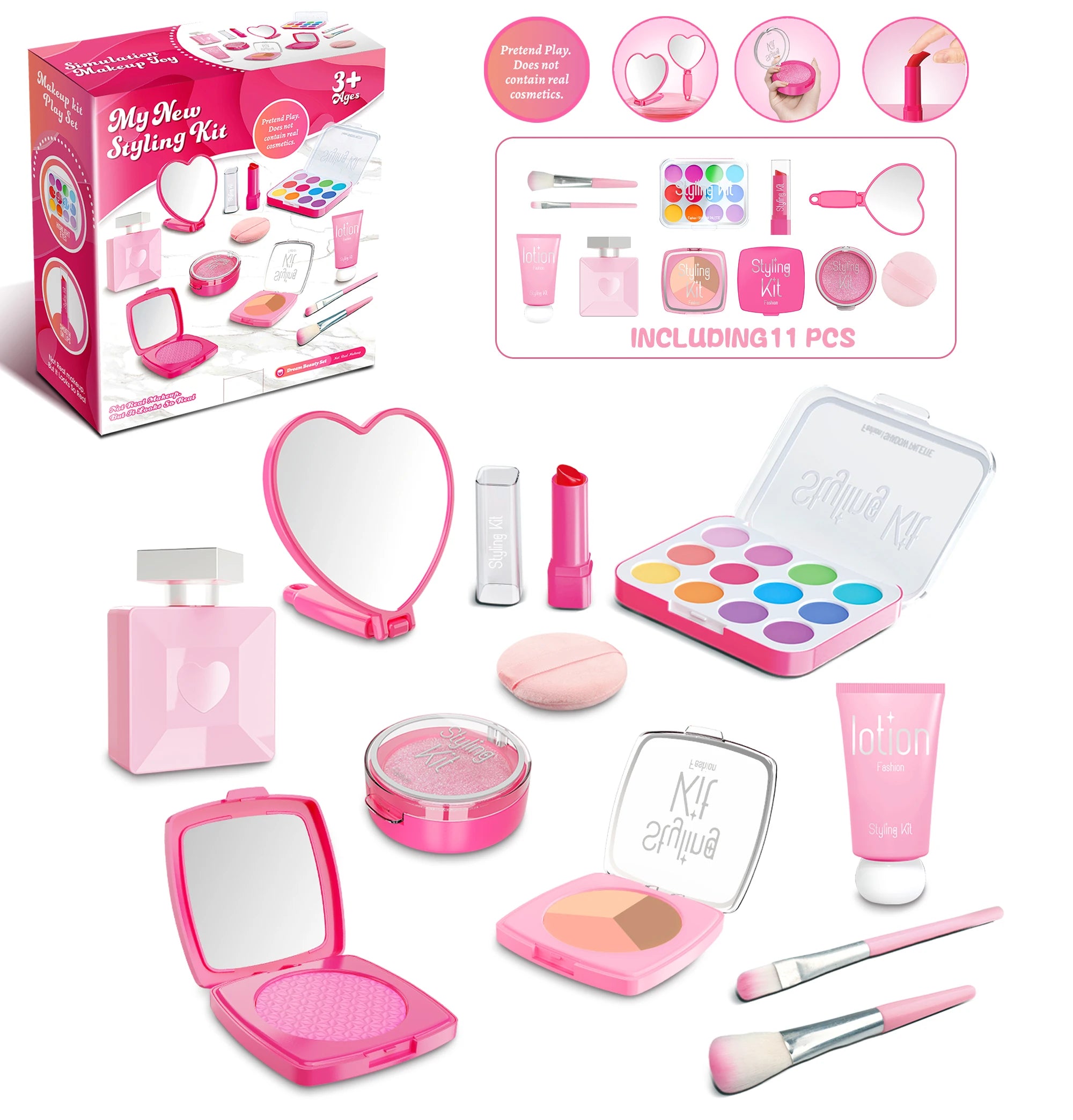 Play Makeup Toys – Simulated Cosmetics Set for Girls
