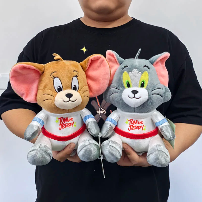 Tom & Jerry Plush Toy – Cute Cartoon Movie Stuffed Animal Doll