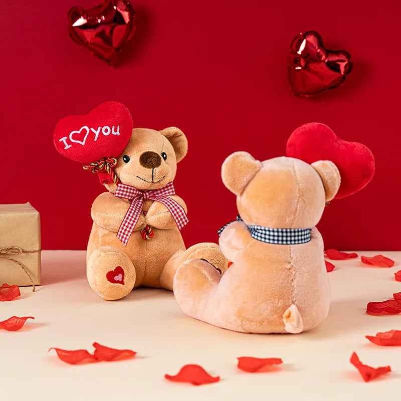 Teddy Bear Holding Heart Plush