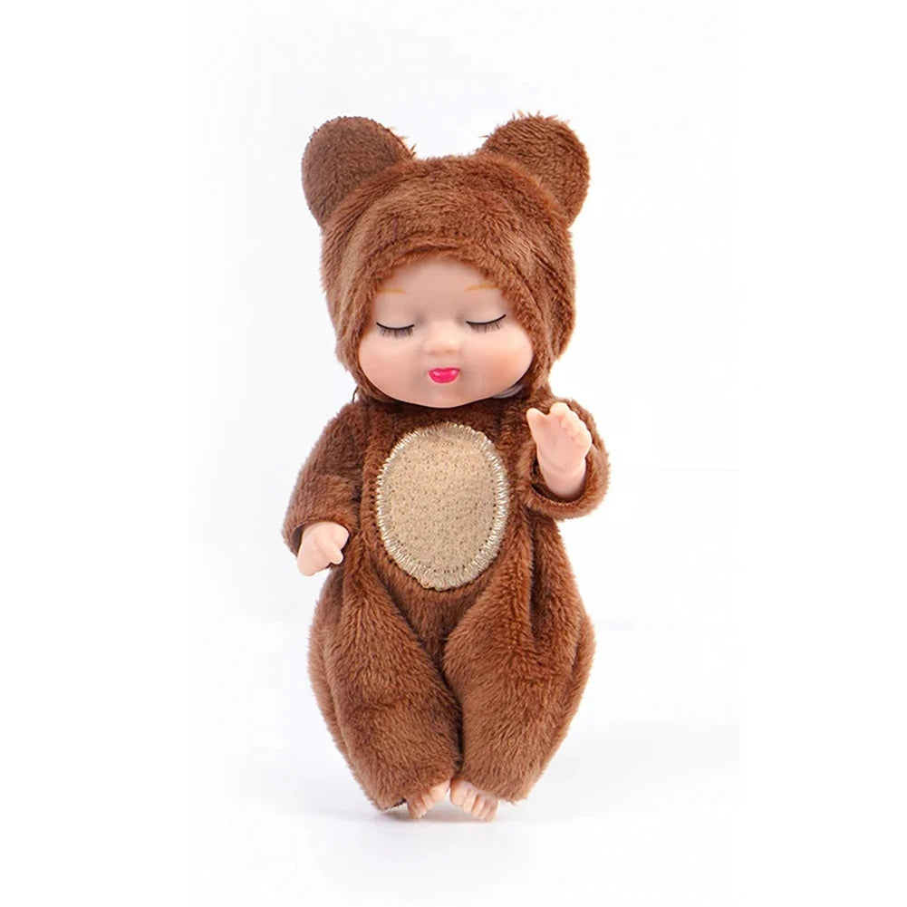 6Pcs Reborn Doll Kit – Mini Sleeping Princess Baby Dolls with Accessories
