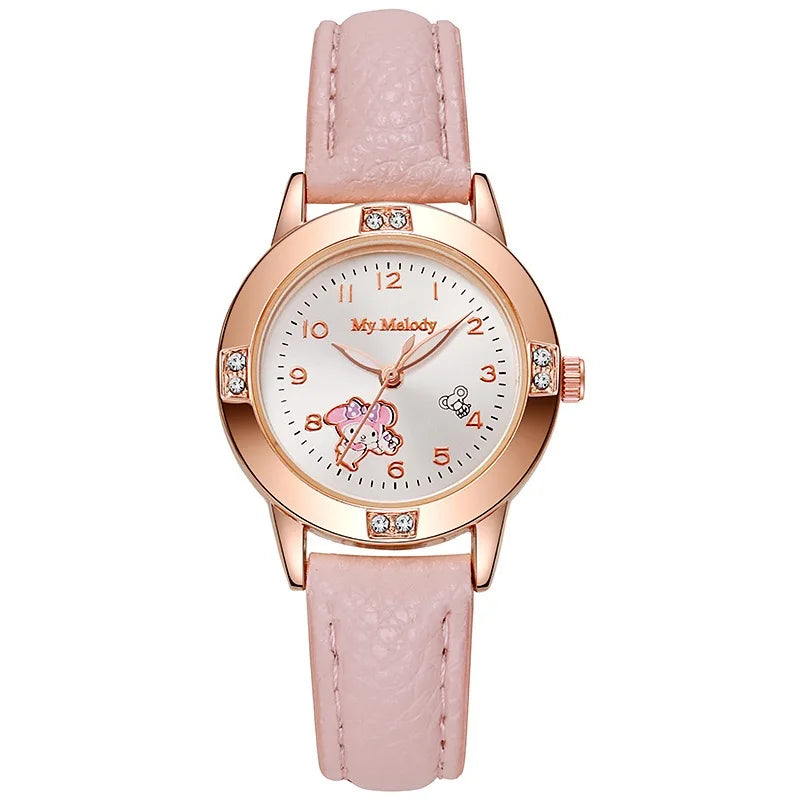 Cute Cartoon Rose Gold Quartz Watch