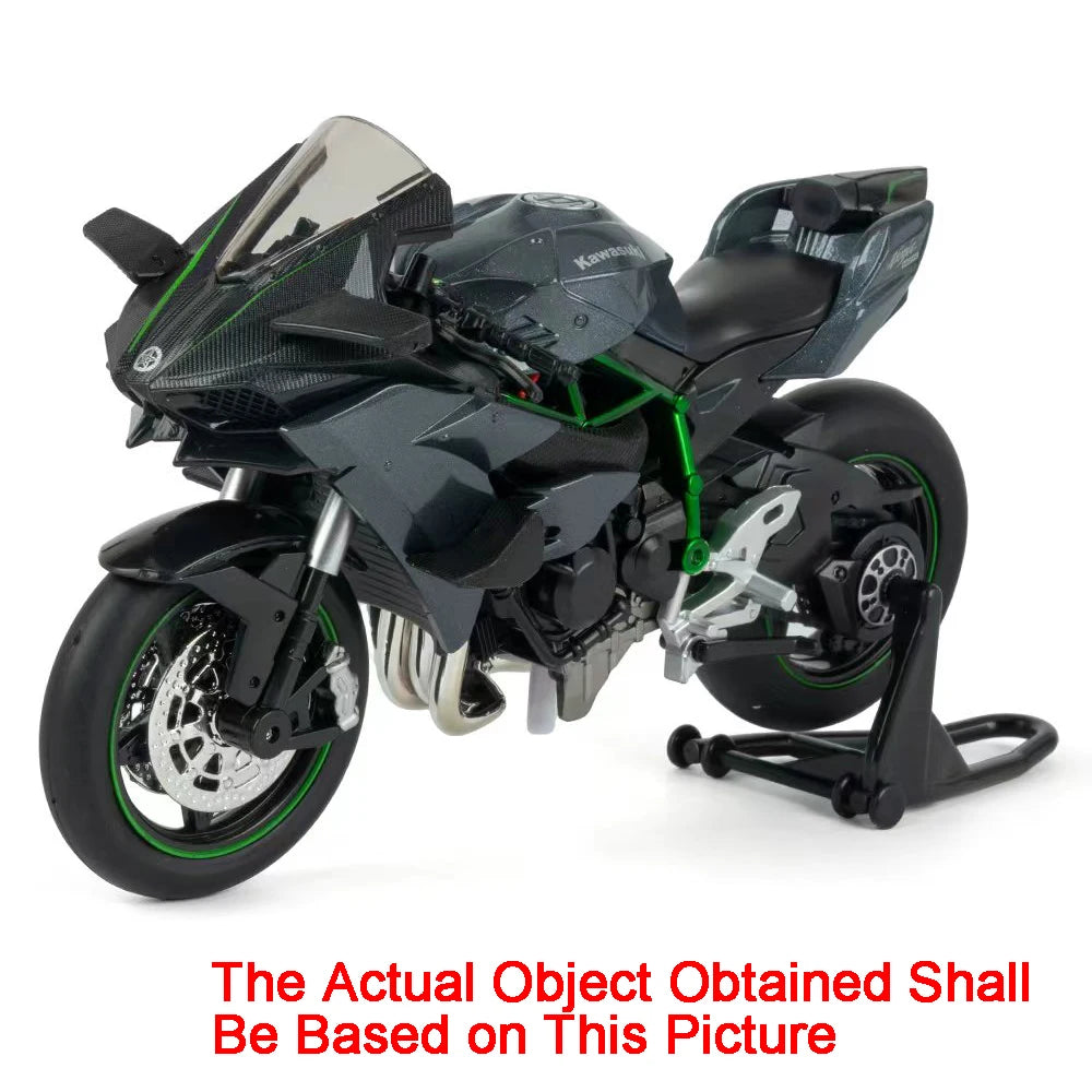 1:12 S1000RR Model Motorcycle – Kawazaki NINJA H2R Diecast Toy with Sound & Light