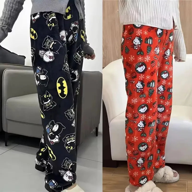 Hello Kitty Y2K Flannel Pajama Pants