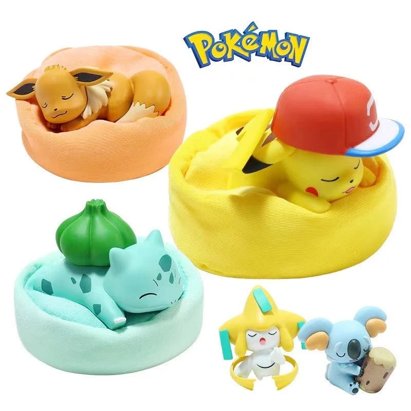 Pokémon Starry Dream Series PVC Action Figure Set – Pikachu, Eevee & Friends