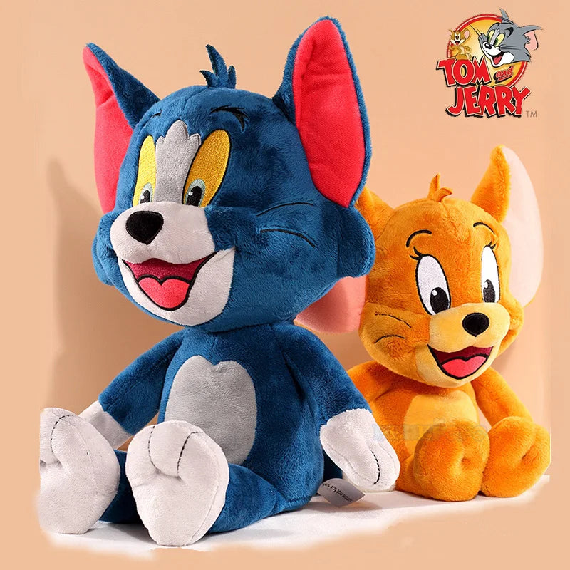Tom & Jerry Plush Toy – Cute Cartoon Movie Stuffed Animal Doll