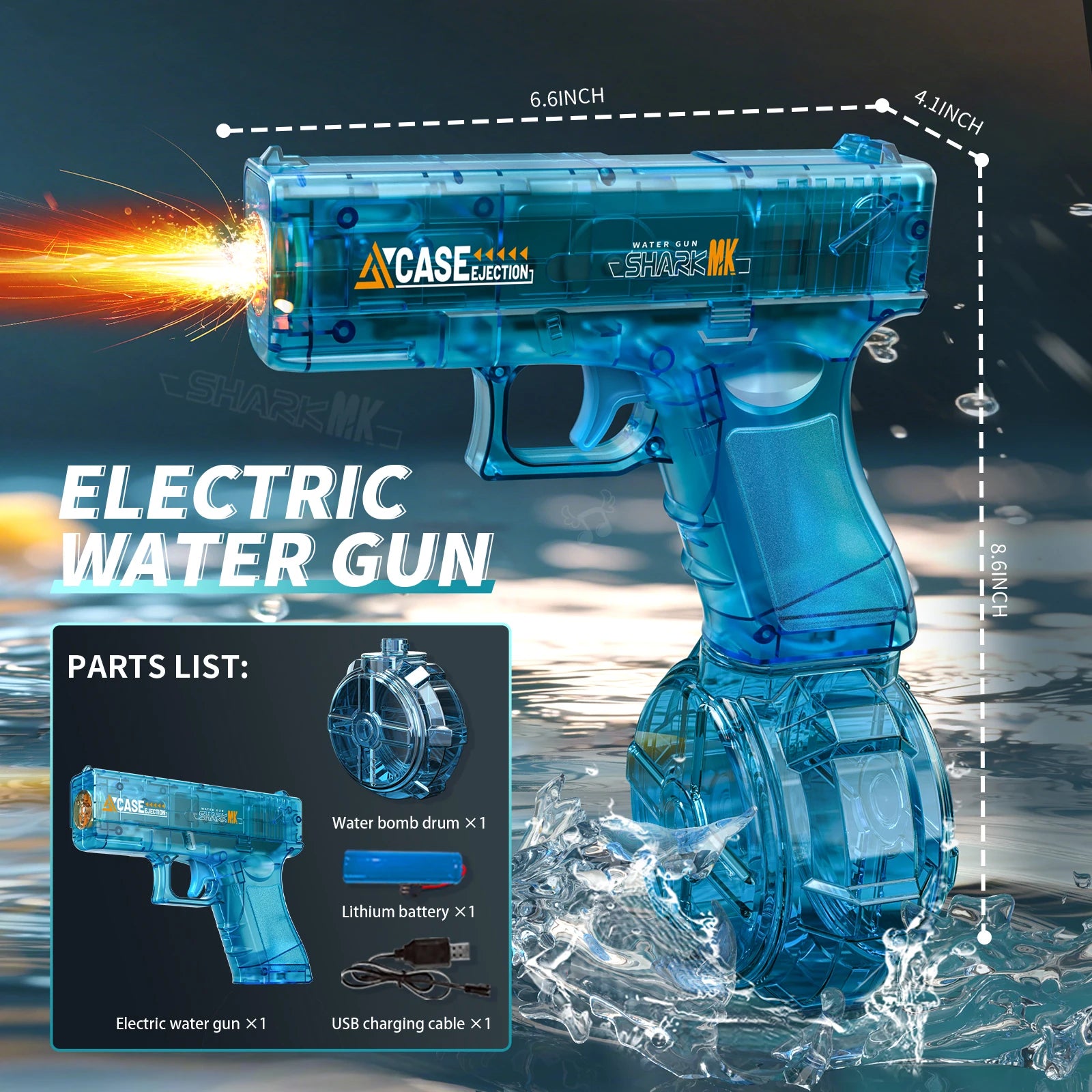 Automatic Electric Water Blaster – Powerful Summer Fun