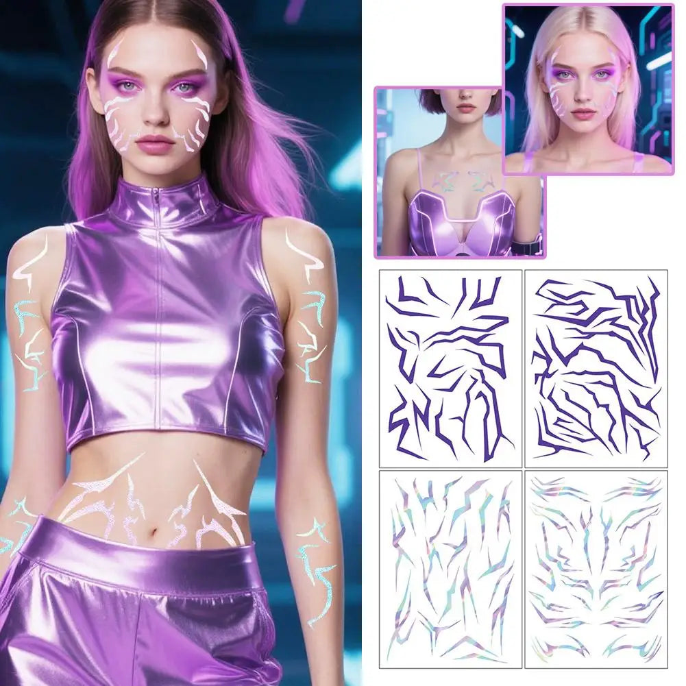 KPop Temporary Tattoo Set (4Pc)
